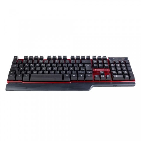 Kit Teclado e Mouse sem Fio Kross Vermelho e Preto KE-KM553V1