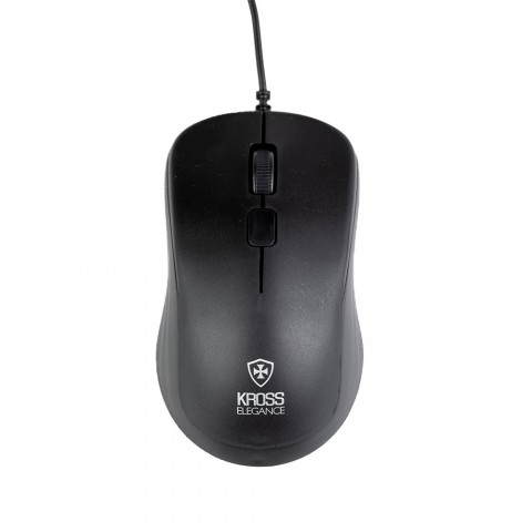 Mouse com Fio Kross USB 1.000 DPI Preto KE-M095