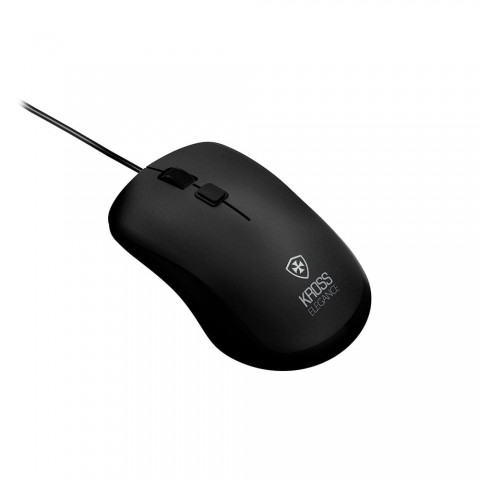 Mouse com Fio Kross USB 1.000 DPI Preto KE-M095