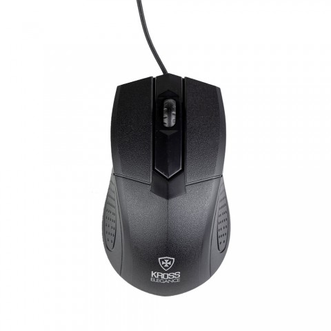 Mouse com Fio Kross USB 1.000 DPI Preto KE-M108