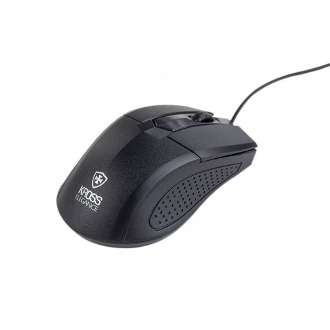 Mouse com Fio Kross USB 1.000 DPI Preto KE-M108