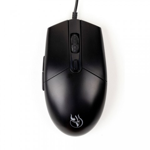 Mouse Gamer com Fio Kross Pulse USB 6.400 DPI Preto KE-MG105