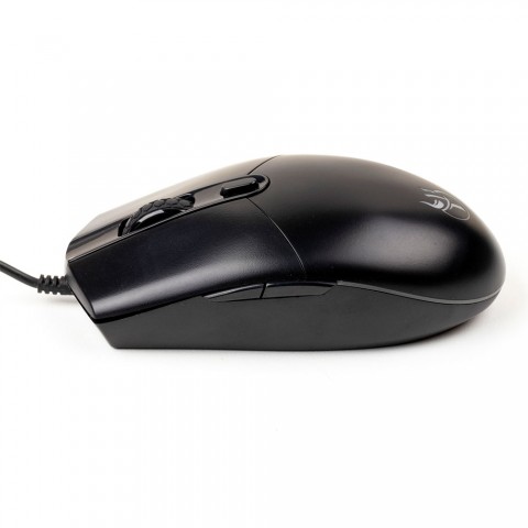 Mouse Gamer com Fio Kross Pulse USB 6.400 DPI Preto KE-MG105