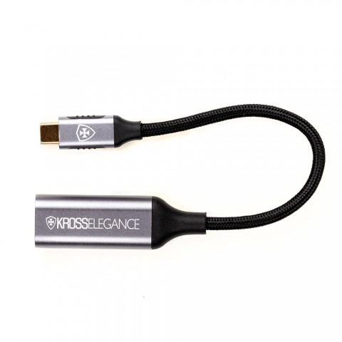 Adaptador Kross USB-C para HDMI 4k@60Hz Fêmea KE-UC0107