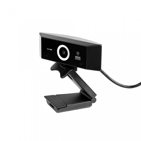 Webcam Kross HD 720P Foco Pré-fixado com tripé ajustável KE-WBM720P