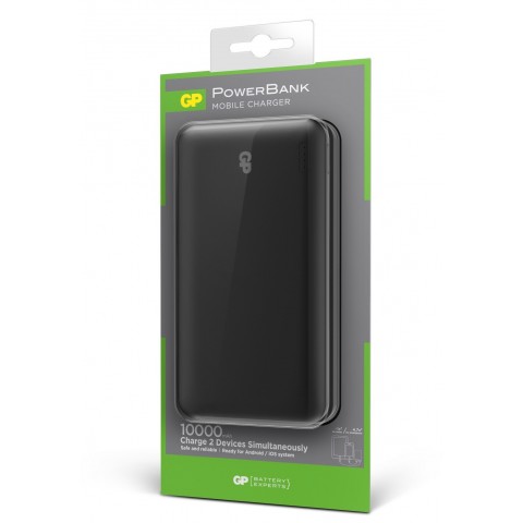 Carregador Portátil GP Batteries Portable PowerBank 10000mAh - PB10000-RP10AB